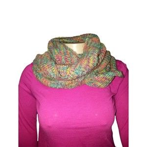 C-Lective Tan Marled Snood Cowl Infinity Scarf With Matching Texting Gloves